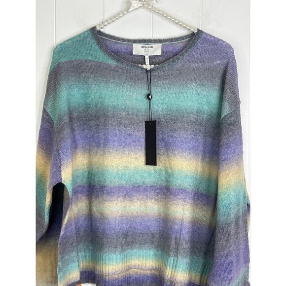 NWT Free People x One Teaspoon Gradual Dusk Sweater Size Large - Picture 5 of 10